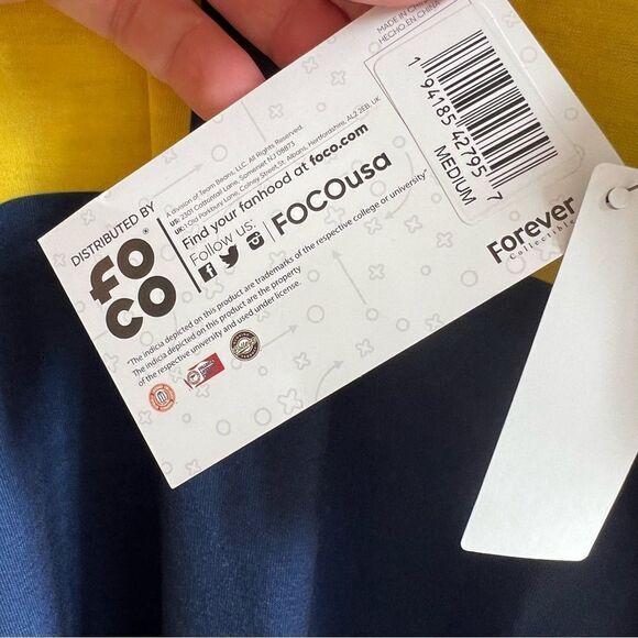 FOCO USA Michigan Wolverines Womens Tie-Breaker Sleeveless Top NWT Size Medium - Picture 7 of 13